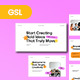 White Orange Pink Creative Agency Company Profile Google Slide Presentation
