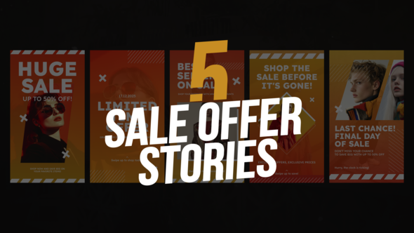Sale Offer Stories Product Promo template preview