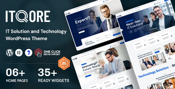 Itqore – IT Solution and Technology WordPress Theme