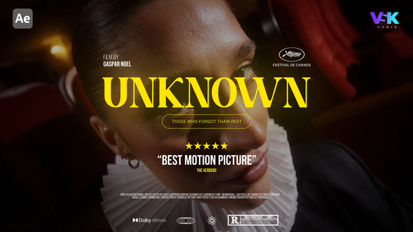 Cinematic Titles for After Effects Titles template preview