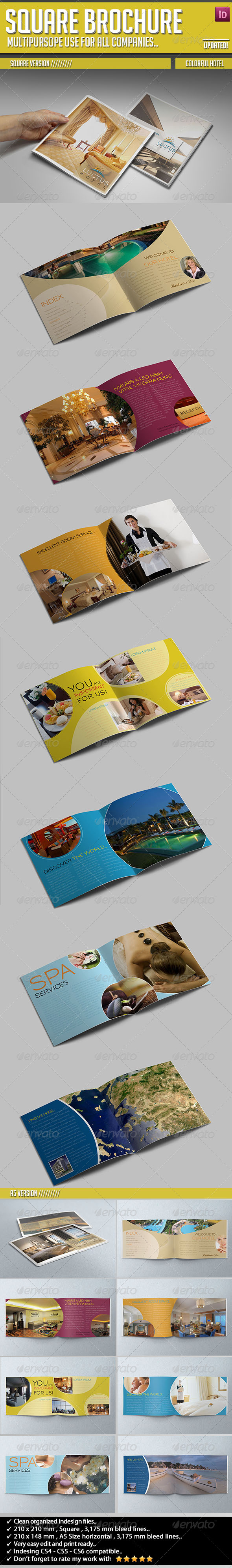 Colorful Hotel Brochure - Corporate Brochures