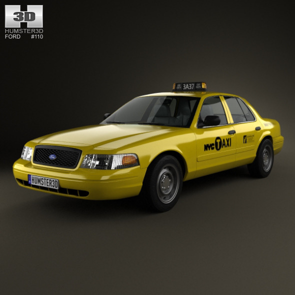 Ford Crown Victoria New York Taxi 2005 - 3DOcean Item for Sale
