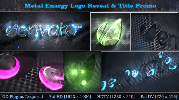 Metal Energy Logo Reveal & Title Promo