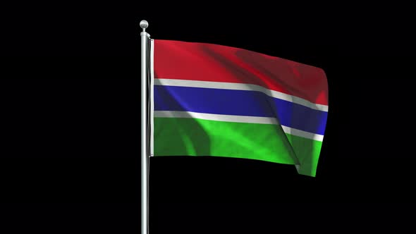 Gambia Flag Big