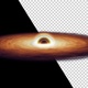 Black Hole With Accretion Disk (Alpha Channel) - VideoHive Item for Sale