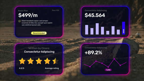 Gradient Infographics Pack Infographics template preview