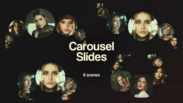 Carousel Slides Elements template preview
