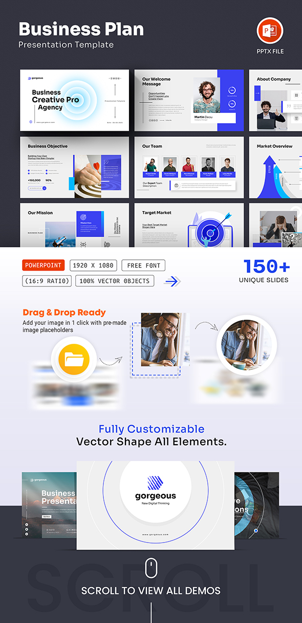 Business Plan Presentation PowerPoint Template