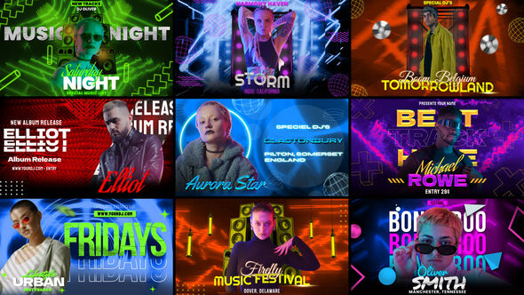 Freeze Frame Elements template preview