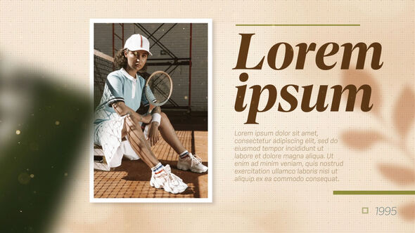 Sportive Photo Slideshow Openers template preview