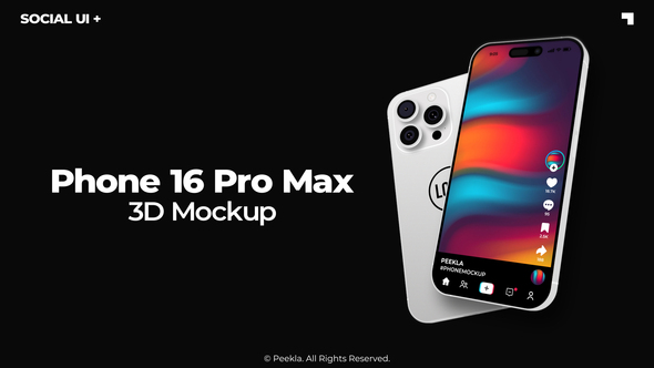 Phone 16 Pro Max Mockup Product Promo template preview