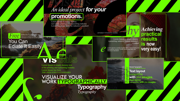 Dynamic Typography | Intro & Opener Titles template preview
