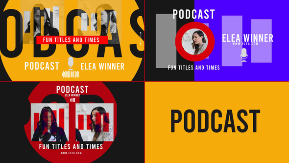 Podcast Opener Openers template preview