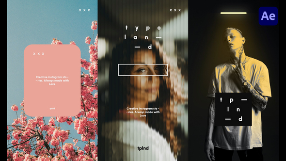 Instagram Stories Titles template preview