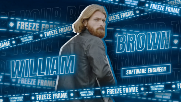 Freeze Frame Video Displays template preview