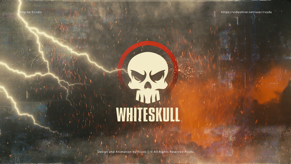 Dark Grunge Cinematic Logo Intro Logo Stings template preview