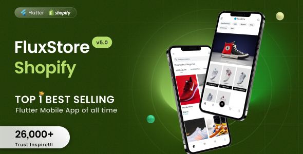 FluxStore Shopify The Best Flutter E-commerce app by InspireUI