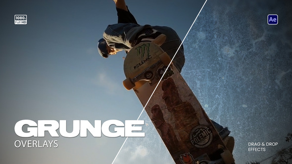 Grunge Overlay Elements template preview