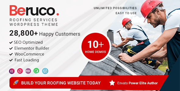 Beruco - Roofing Services WordPress Theme