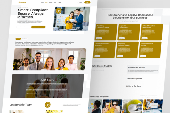 Legistra ? Legal & Compliance Consulting Elementor Template Kit