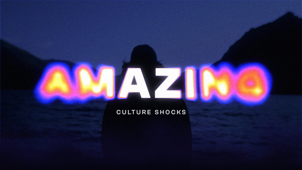 Blur Text Effect Titles template preview