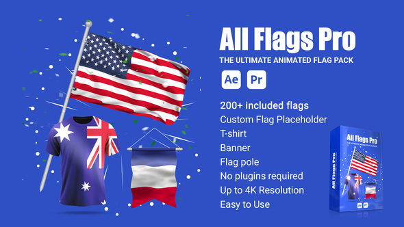 All Flags Pro Elements template preview