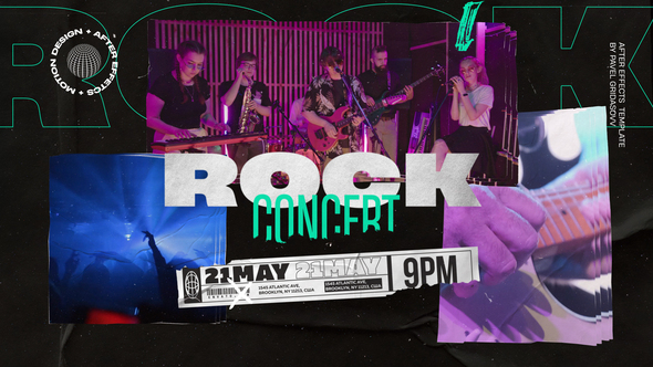 Music Collage Opener Openers template preview