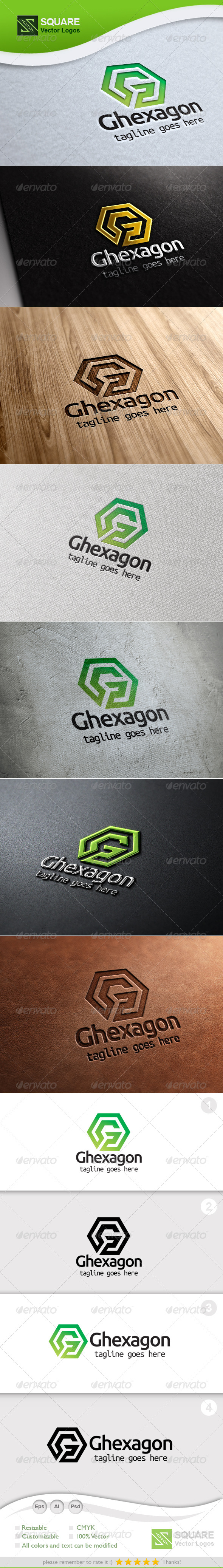 G, Hexagon Vector Logo Template - Letters Logo Templates