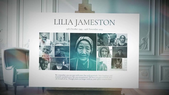 Funeral Gallery Openers template preview