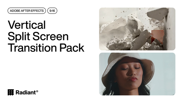Vertical Split Screen Elements template preview