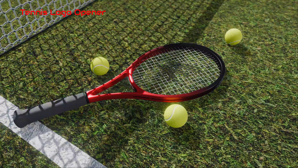 Tennis Logo Opener Openers template preview