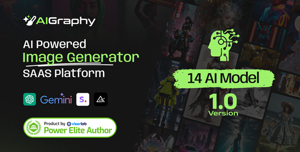 AIGraphy – AI Powered Image Generator SAAS Platform