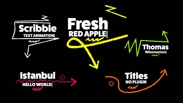 Arrows Titles Titles template preview