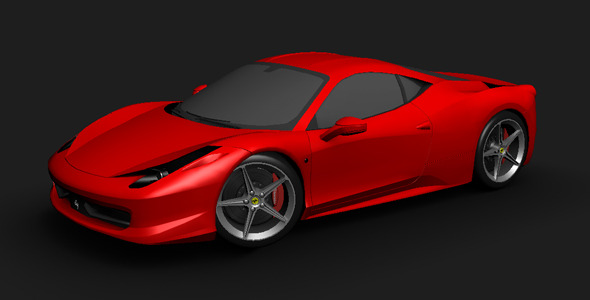 Ferrari 458 Italia - 3Docean 5404217