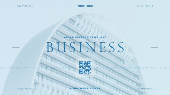 Business Promo Slideshow Video Displays template preview