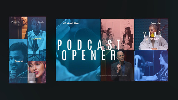 Podcast Opener Openers template preview