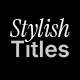 Stylish Minimalistic Titles - VideoHive Item for Sale