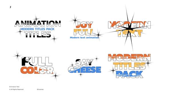 Text Animation | After Effects Titles template preview