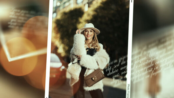 Golden Memories Photo Slideshow Openers template preview