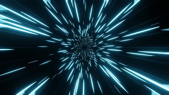 Flying or Jumping Into a Hyperspace Tunnel