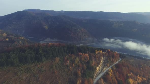 Aerial Rural Mountain Landscape 2