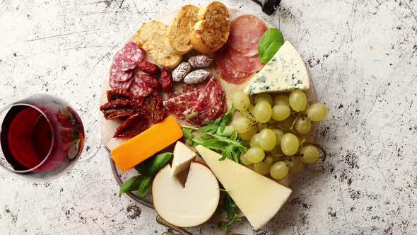 Assortment of Spanish Tapas or Italian Antipasti alt