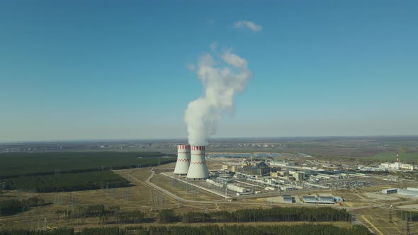 Nuclear Power Plant Production Clean Energy From Source Renewable Energy alt