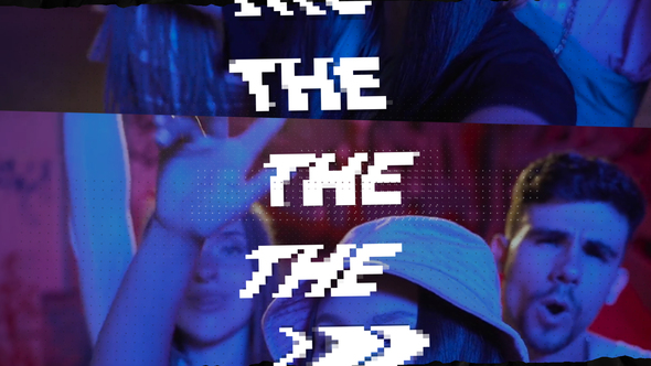 Urban Hype Typography Intro Openers template preview