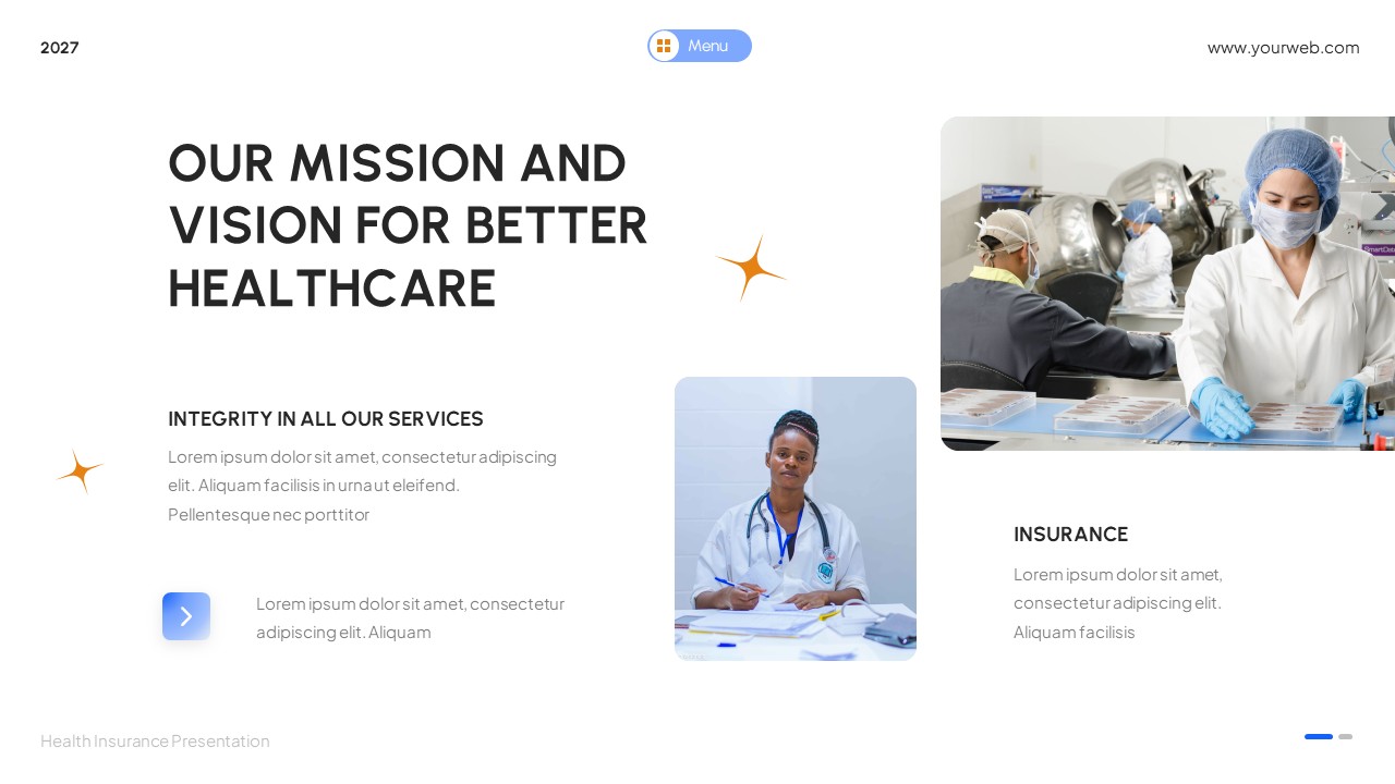 Health Insurance Google Slide Template, Presentation Templates ...