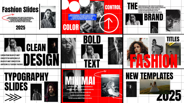 Typography Slides  | After Effects Titles template preview