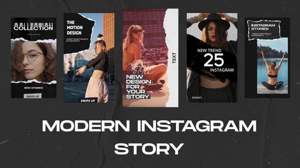 Modern Instagram Story Openers template preview