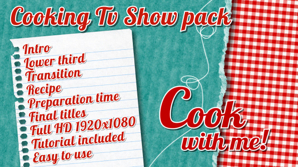 Cook With Me TV Show Package