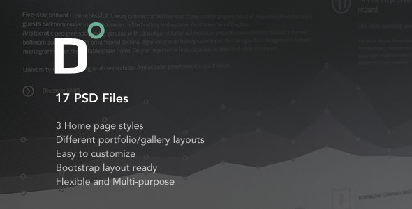 Direct Multi-purpose PSD Theme - Corporate PSD Templates