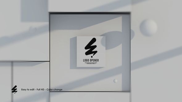 Modern Logo Opener - After Effects Template Logo Stings template preview